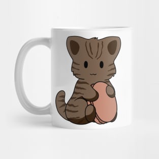 Brown Tabby Cat Macaron Mug